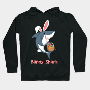 Bunny Shark Happy Easter Funny T-shirt Hoodie